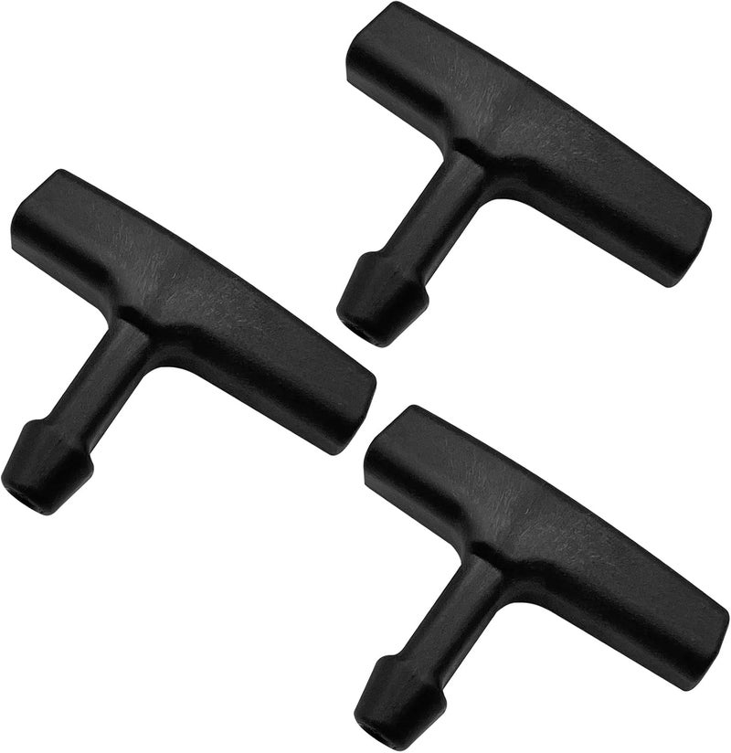 RayTour Replacement Recoil Starter Pull Handle fits for Husqvarna STIHL Craftsman Poulan Gasoline Engine - 3 Pack Starter Handle for Chainsaws Lawn Mowers Trimmers Generators - Image 1